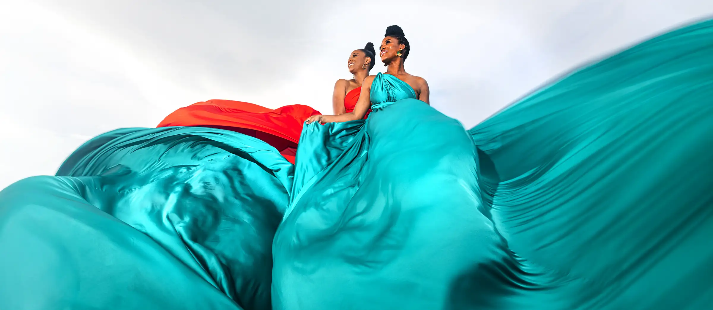 Flying dress advertising dominica photo AI by Derek Galon FRPS -before