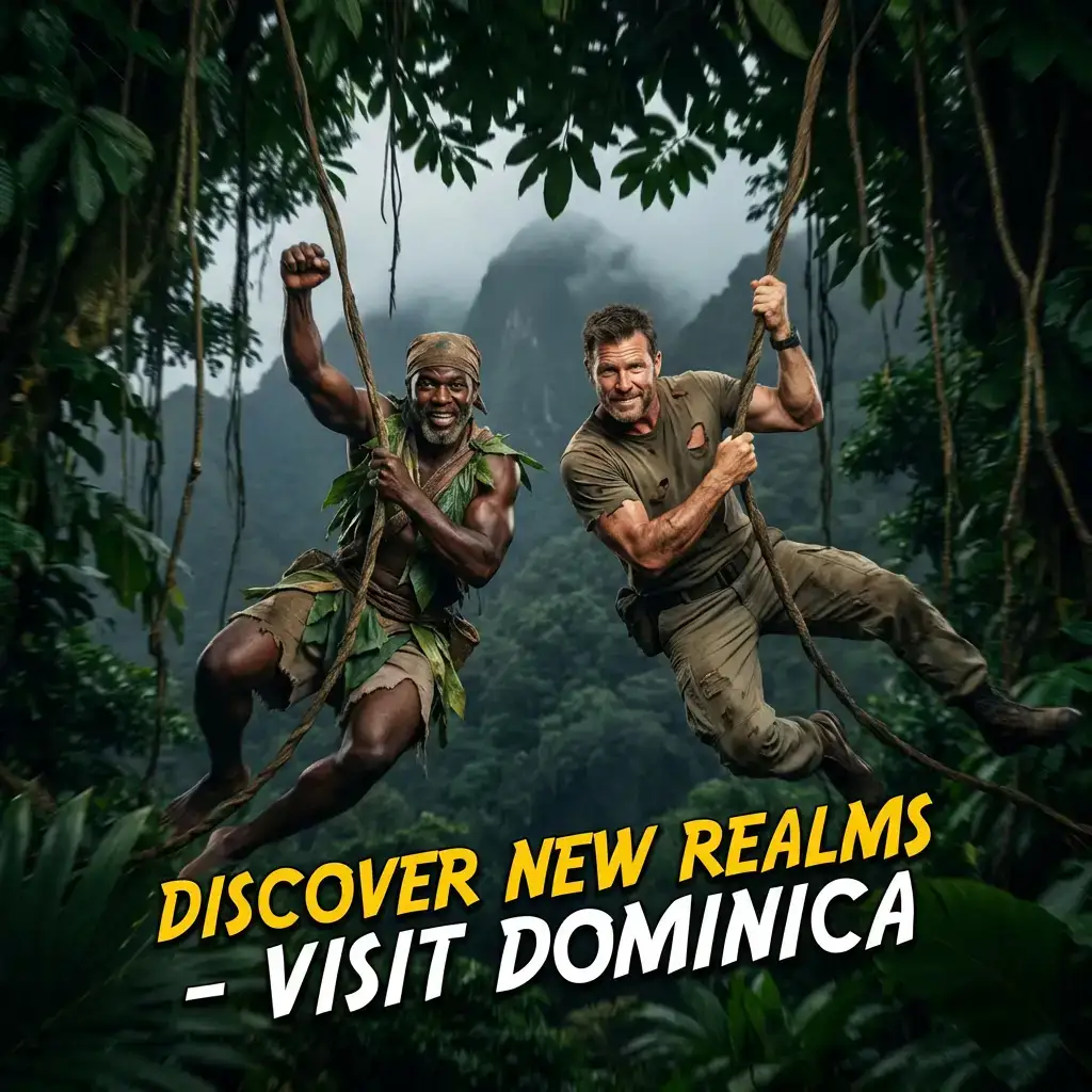 Visit Dominica photo ai advertising service Derek Galon