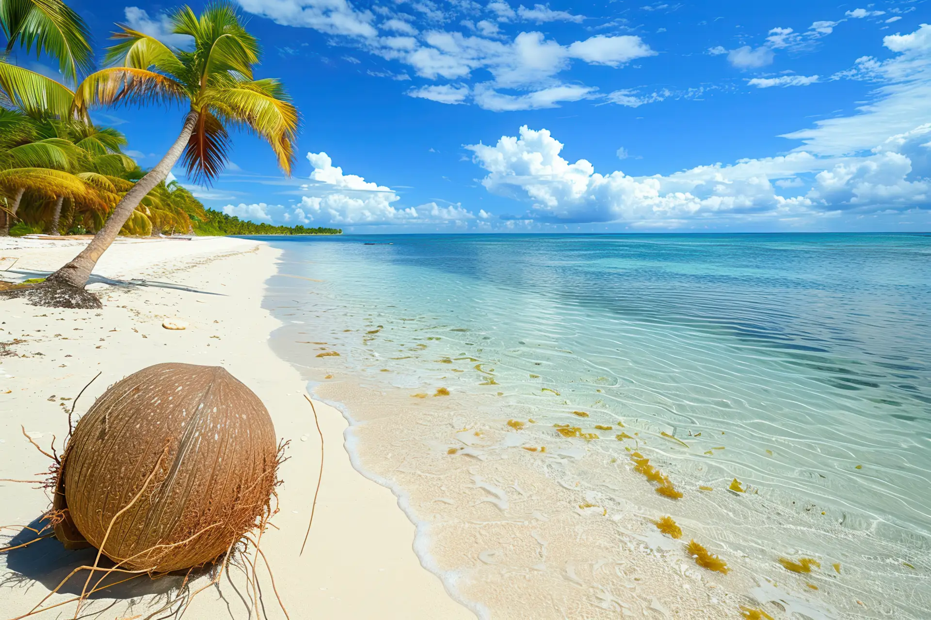 caribbean travel ad background photo AI by Derek Galon